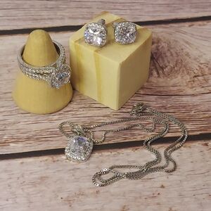 Elegant CZ Jewelry Set